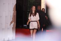 Alessandra Ambrosio Colcci fashion show red carpet January 30, 2011