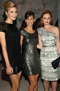 Alexis Bledel Monique Lhuillier Spring 2011 fashion show on September 13, 2010
