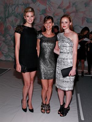 Alexis Bledel Monique Lhuillier Spring 2011 fashion show on September 13, 2010