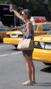Alessandra Ambrosio AT&T store in New York City on July 16, 2010 