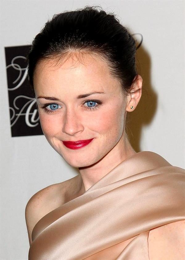 Alexis Bledel launch of the New Designers Floor at Saks Fifth Avenue in New York City 