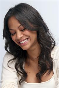 Zoe Saldana Guardians of the Galaxy press conference in Burbank on July 25, 2014