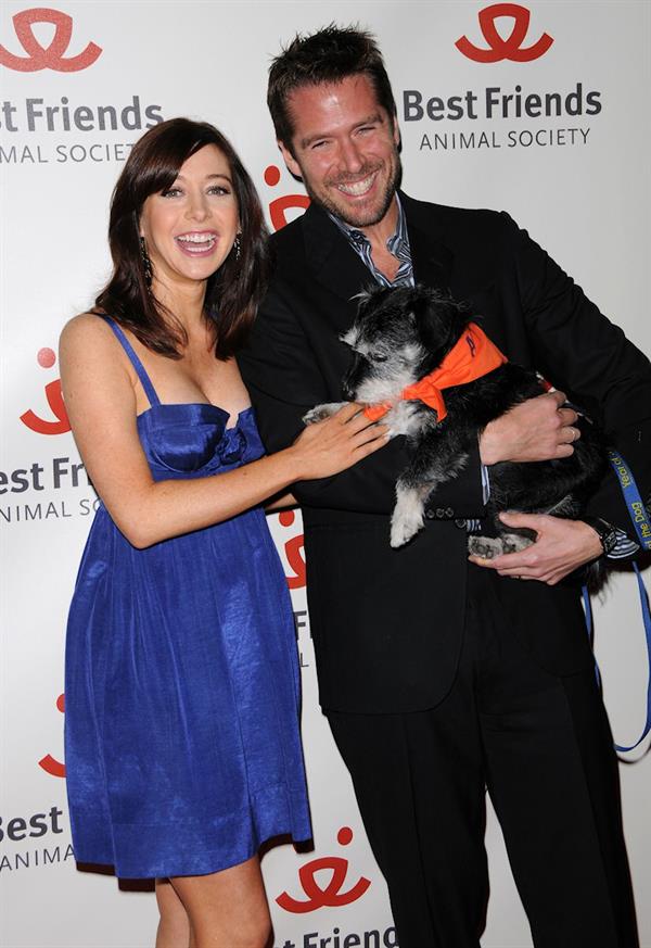 Alyson Hannigan 15th annual lint roller party 