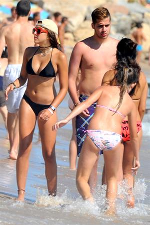 Lourdes Leon in a bikini in Cannes August 13, 2014