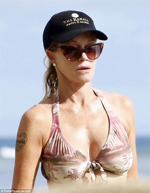 Melanie Griffith in a bikini