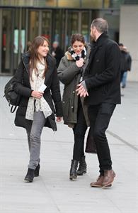 Gemma Arterton - Arrives at the ITV Studios in Waterloo, London (06.02.2013) 