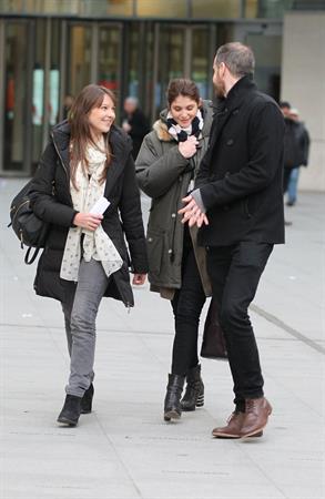 Gemma Arterton - Arrives at the ITV Studios in Waterloo, London (06.02.2013) 
