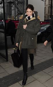 Gemma Arterton - Arrives at the ITV Studios in Waterloo, London (06.02.2013) 