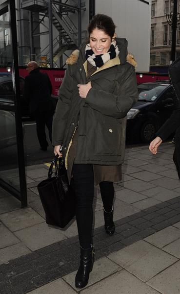 Gemma Arterton - Arrives at the ITV Studios in Waterloo, London (06.02.2013) 