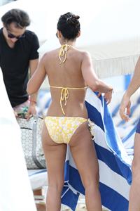 Emmanuelle Chriqui Bikini candids in Miami, 29 Aug 2013 