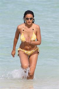 Emmanuelle Chriqui Bikini candids in Miami, 29 Aug 2013 
