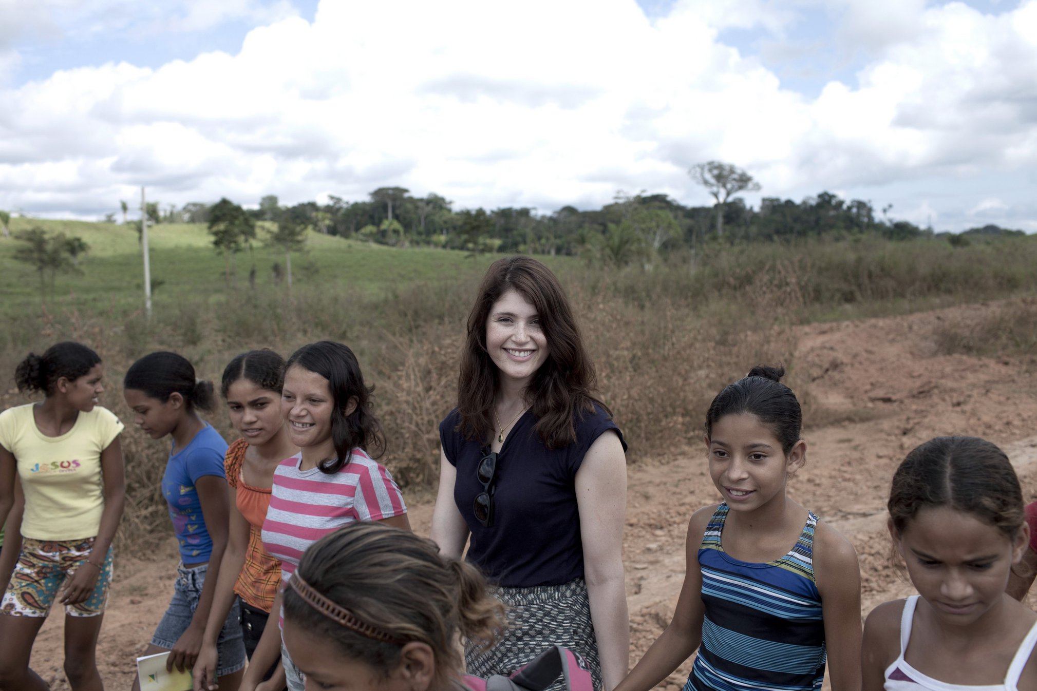 Gemma Arterton Visits Sky Rainforest Rescue, 01 Jul 2011 
