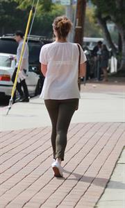 Gemma Arterton enjoys a stroll in Los Angeles on March 30, 2013