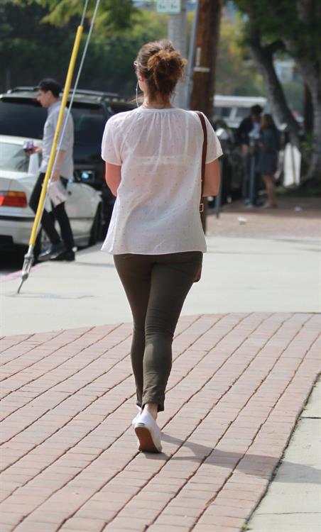 Gemma Arterton enjoys a stroll in Los Angeles on March 30, 2013