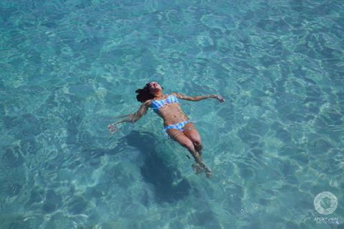 Nicole Harrison in a bikini