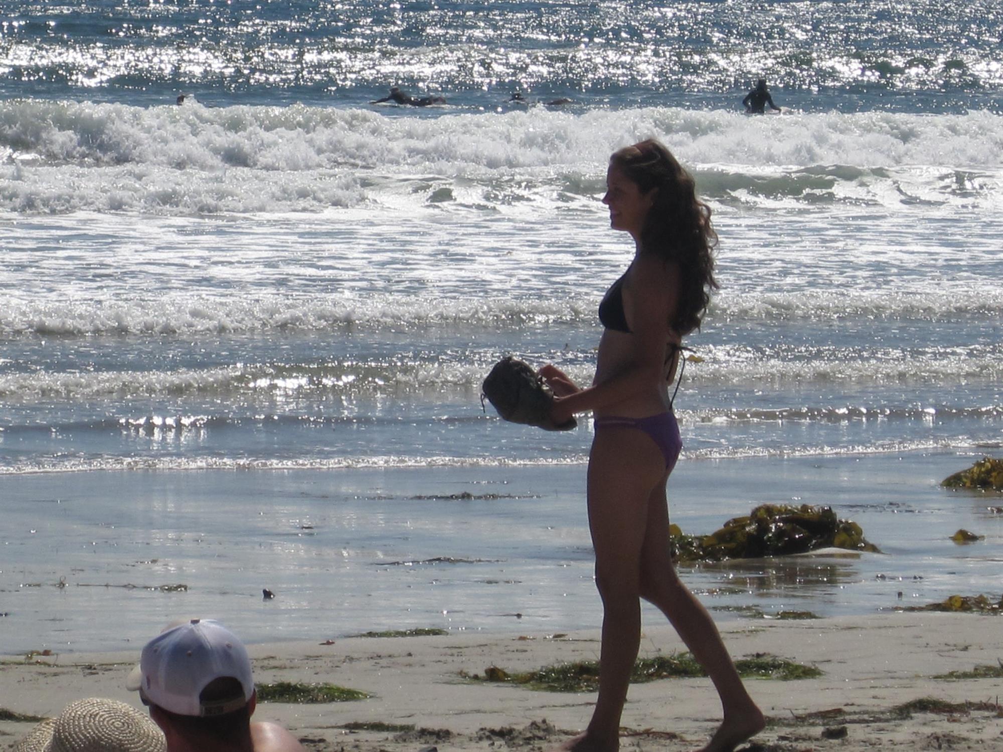 Anonymous in a bikini