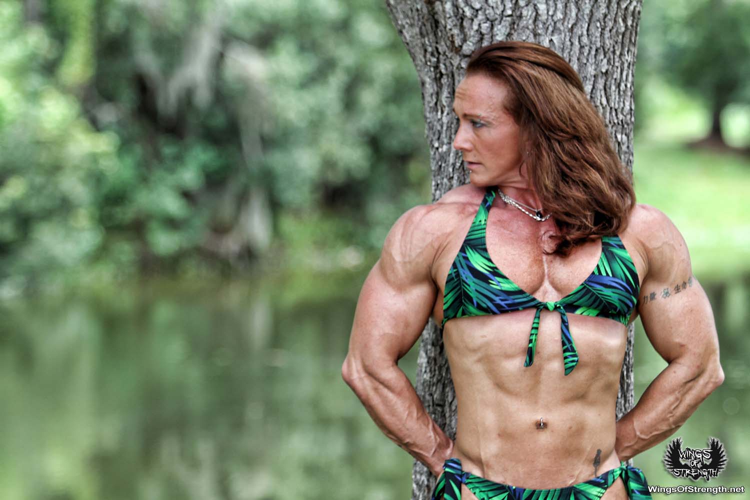 Janeen Lankowski in a bikini