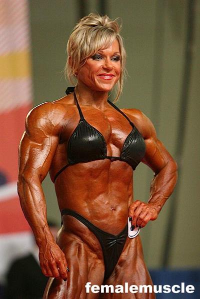 Lisa Aukland in a bikini