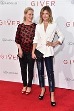 Meryl Streep attending  The Giver  New York City premiere August 11, 2014