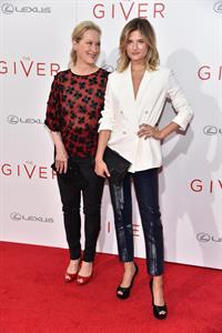 Meryl Streep attending  The Giver  New York City premiere August 11, 2014