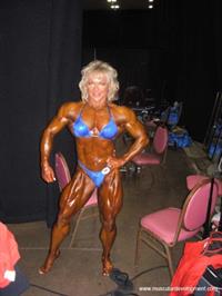 Lisa Aukland in a bikini