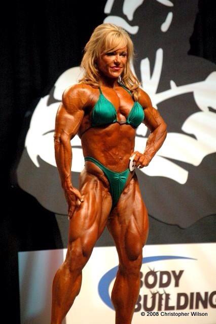 Lisa Aukland in a bikini