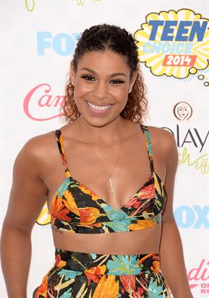 Jordin Sparks attending the 2014 Teen Choice Awards in Los Angeles on August 10, 2014