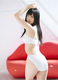 Hibiki Otsuki in lingerie - ass