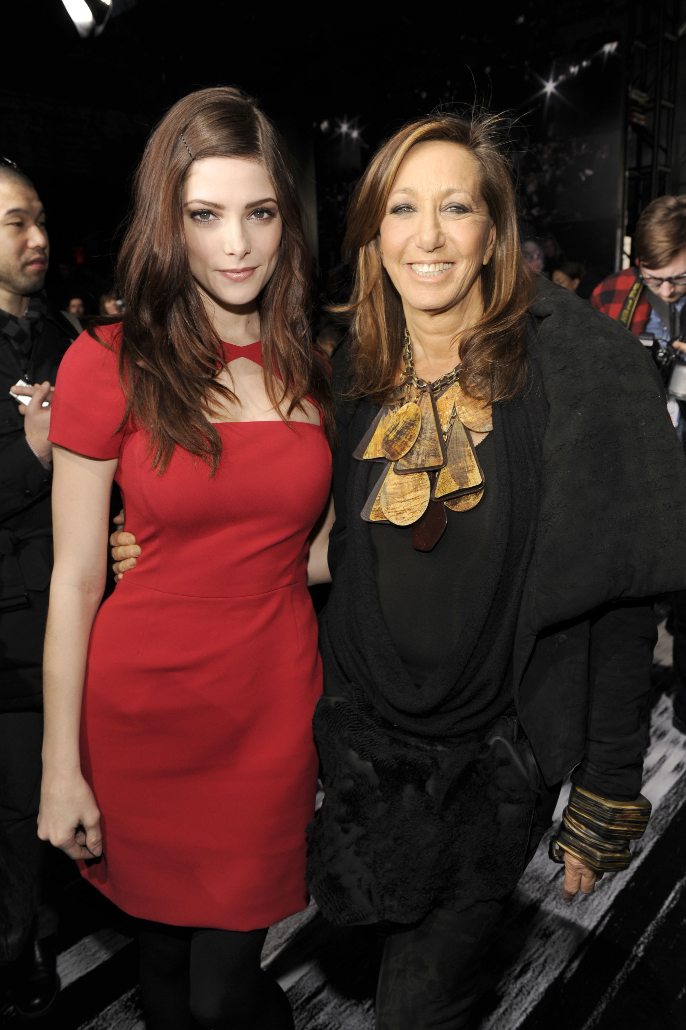 Ashley Greene attending the DKNY Fall 2012 Fashion Show in NYC Feb. 12, 2012
