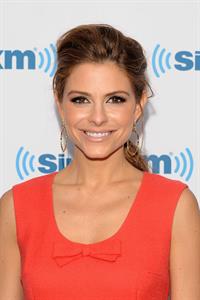 Maria Menounos visiting SiriusXM studios in New York City on  August 5, 2014