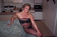 Nuriye Evans in lingerie