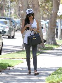 Naya Rivera on her way to a friends house in West Hollywood August 05, 2014