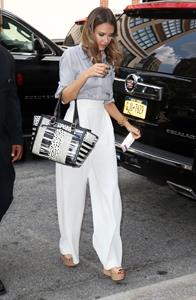 Jessica Alba out and about in NYC August 05, 2014