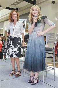 Chloe Grace Moretz attends a QA session Promoting  If I Stay in Seattle 