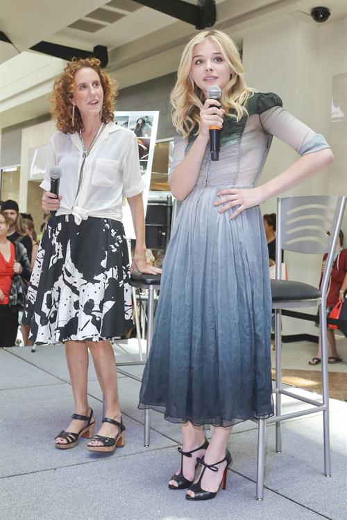 Chloe Grace Moretz attends a QA session Promoting  If I Stay in Seattle 