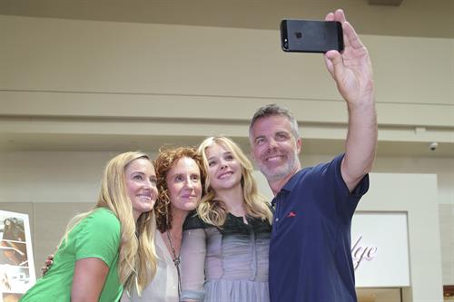 Chloe Grace Moretz attends a QA session Promoting  If I Stay in Seattle 