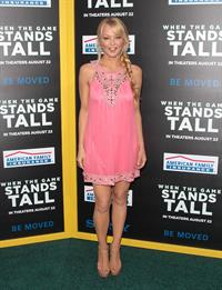 Charlotte Ross at the premiere of When The Game Stands Tall on August 4, 2014