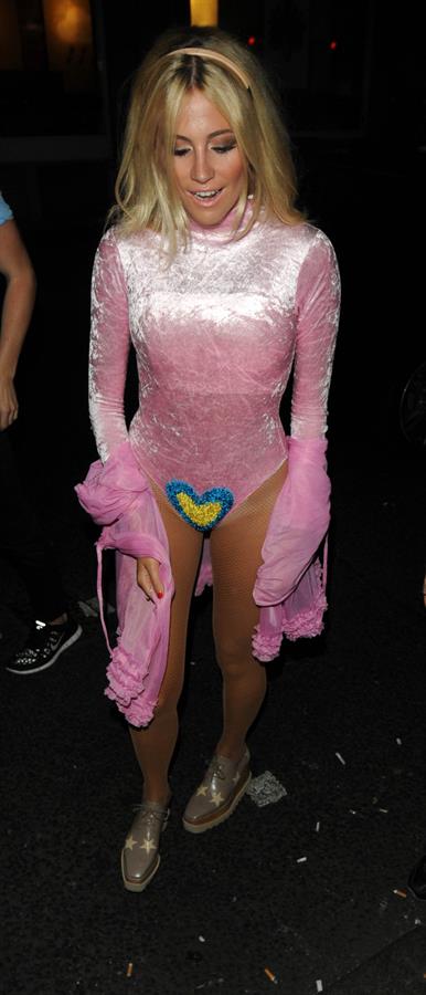 Pixie Lott leaving Freedom Bar in London, England on July 30, 2014