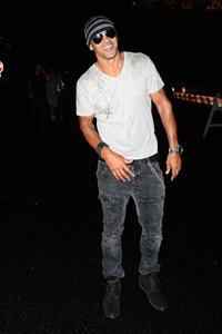 Shemar Moore shows off his six pack at The Beyonce Concert August 2, 2014