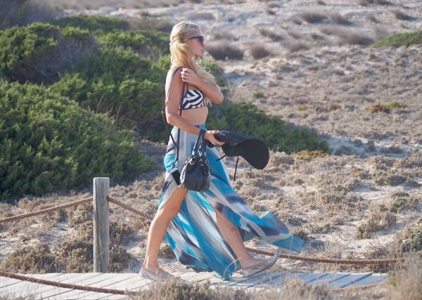 Paris Hilton On Holiday In Formentera
