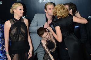Charlize Theron and Kristen Stewart at the  Snow White And The Huntsman  World Premiere, May 14, 2012