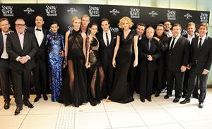 Charlize Theron and Kristen Stewart at the  Snow White And The Huntsman  World Premiere, May 14, 2012