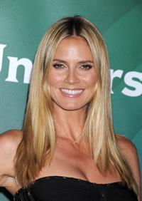 Heidi Klum attending the NBC Universal Summer Press Day in Pasadena on April 22, 2013