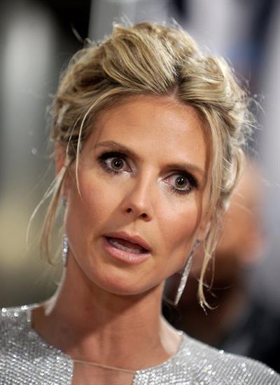 Heidi Klum attending the  America's Got Talent  Post Show in New York on August 21, 2013 