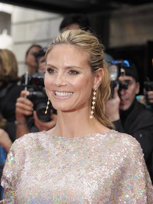 Heidi Klum at America's Got Talent Season 8 Meets The Judges Red Carpet Event in New York on April 9, 2013
