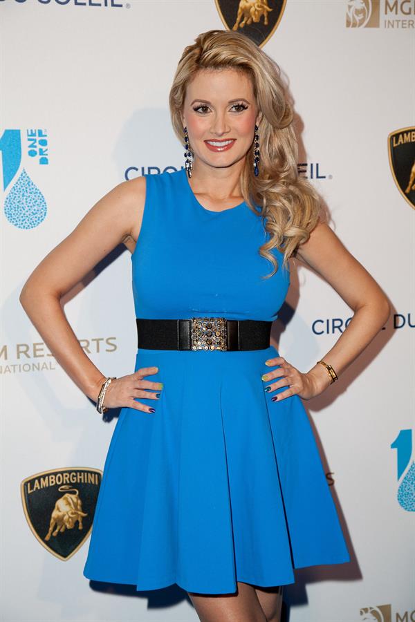 Holly Madison Cirque du Soleil Presents  One Night For ONE DROP  in Las Vegas, March 22, 2013 