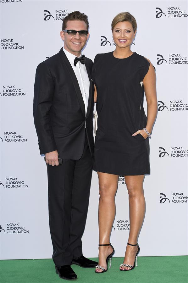 Holly Valance attending the Novak Djokovic Foundation Gala Dinner in London, July 8, 2013 
