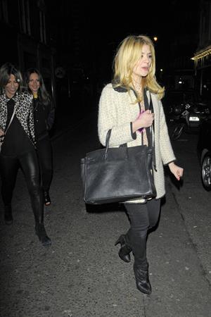Holly Willoughby Groucho Club London - March 15, 2013 
