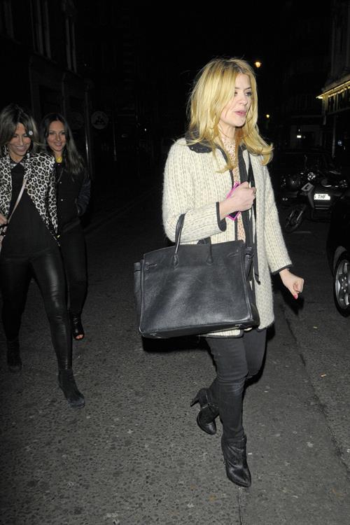 Holly Willoughby Groucho Club London - March 15, 2013 