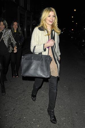 Holly Willoughby Groucho Club London - March 15, 2013 
